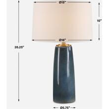 Submerged-Deep Blue Table Lamp
