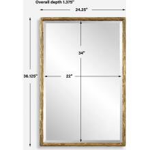 Sutton-Gold Vanity Mirror