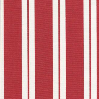 Sun Cabana/Cherry - Outdoor Fabric Suitable For Drapery
