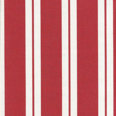 Sun Cabana/Cherry - Outdoor Fabric Suitable For Drapery