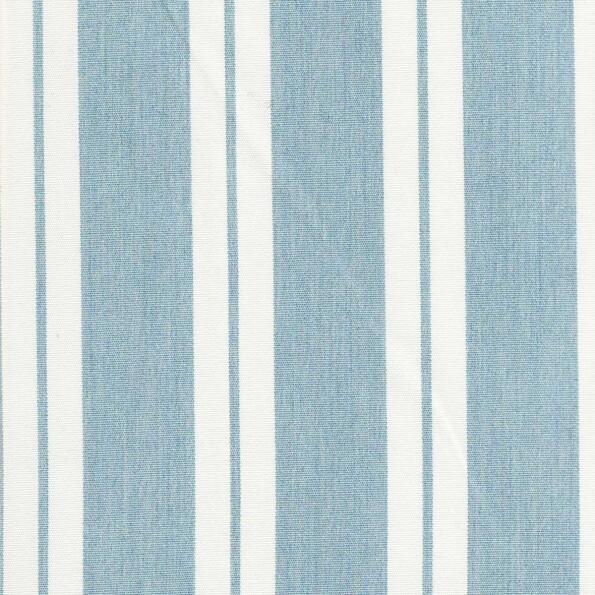 Sun Cabana/Sky - Outdoor Fabric Suitable For Drapery