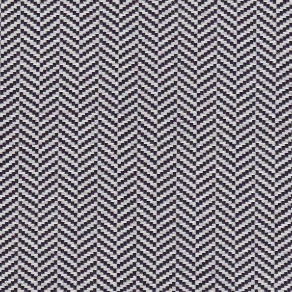 Sun Herringbone/Eclipse - Outdoor Fabric Suitable For Drapery
