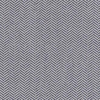 Sun Herringbone/Denim - Outdoor Fabric Suitable For Drapery