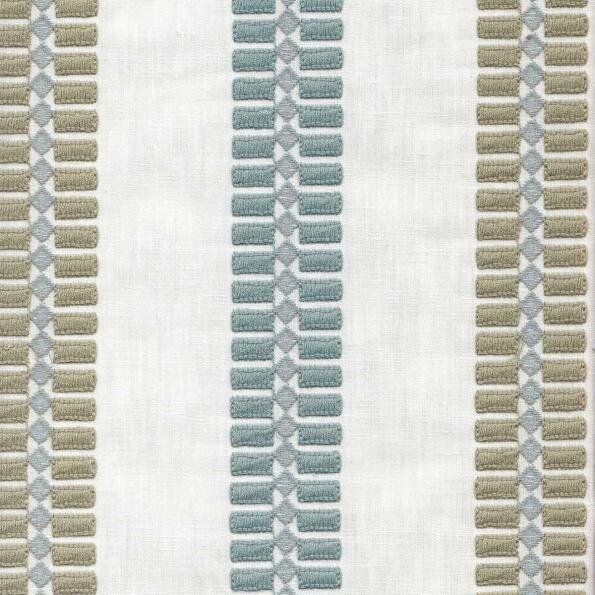 Sw-Emblin/Aqua - Multi Purpose Fabric Suitable For Drapery