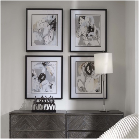 Uttermost Tangled Threads Abstract Framed Prints