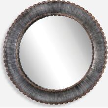 Tanaina-Silver Round Mirror