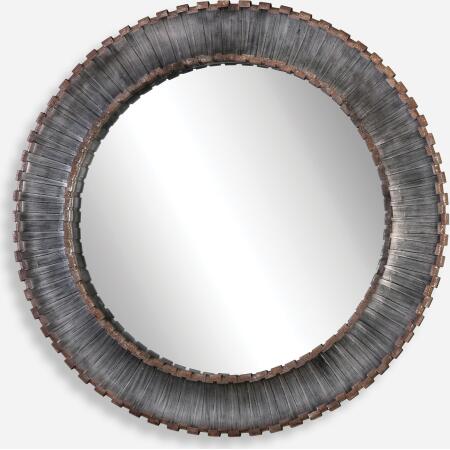 Tanaina-Silver Round Mirror
