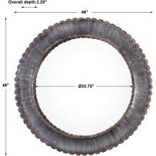 Tanaina-Silver Round Mirror