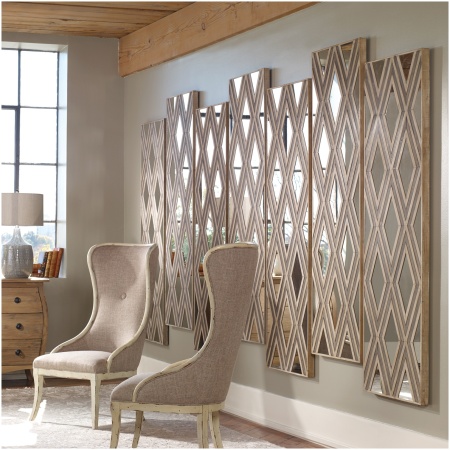 Uttermost Tahira Geometric Argyle Pattern Wall Mirror