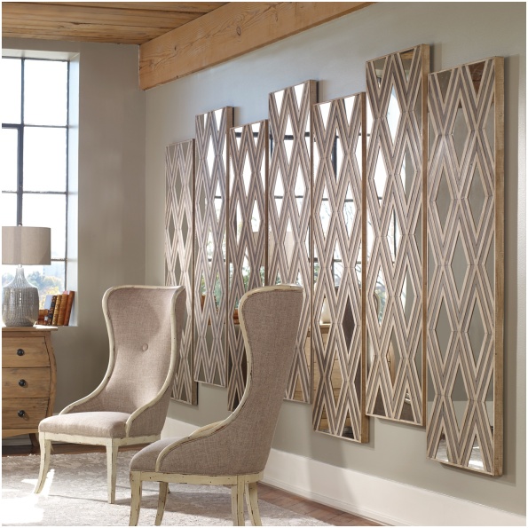 Uttermost Tahira Geometric Argyle Pattern Wall Mirror