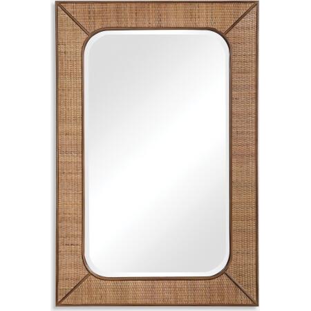 Tahiti-Rectangular Rattan Mirror