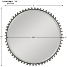 Taza-Round Iron Mirror