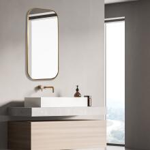 Taft-Plated Brass Mirror