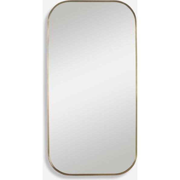 Taft-Plated Brass Mirror