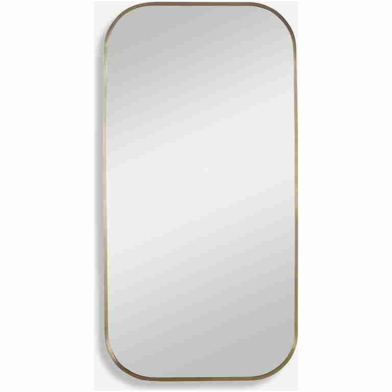 Taft-Plated Brass Mirror