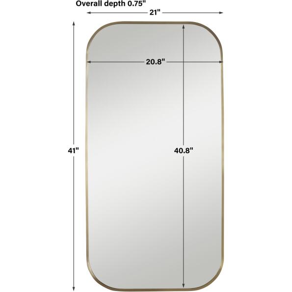 Taft Plated Brass Mirror