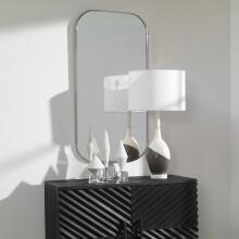 Taft-Polished Nickel Mirror