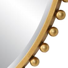 Taza-Gold Round Mirror