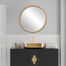 Taza-Gold Round Mirror