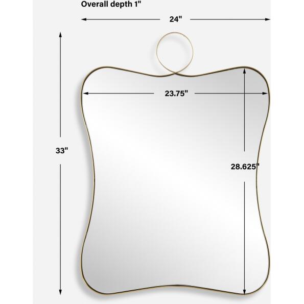 Talia Brass Vanity Mirror