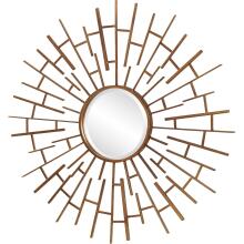 Tangled-Bronze Round Mirror