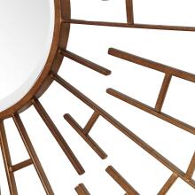 Tangled-Bronze Round Mirror