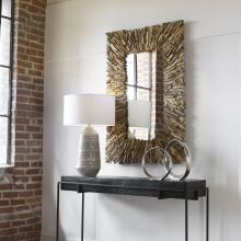 Teak Branch-Rectangular Mirror