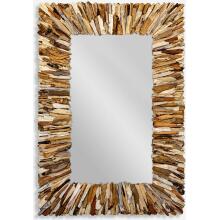 Teak Branch-Rectangular Mirror