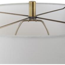Threefold-Black Stone Table Lamp