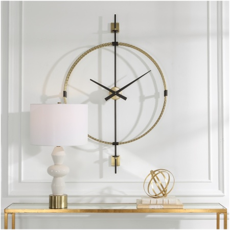 Uttermost Time Flies Modern Wall Clock