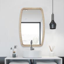 Tiki-Rattan Mirror