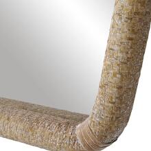 Tiki-Rattan Mirror