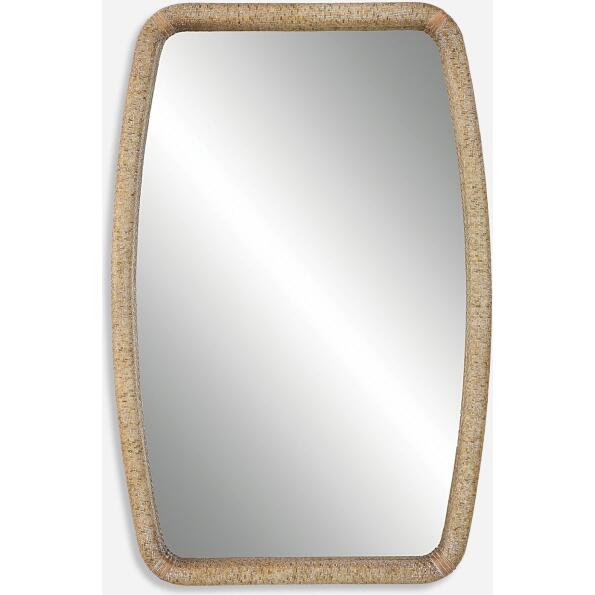 Tiki-Rattan Mirror