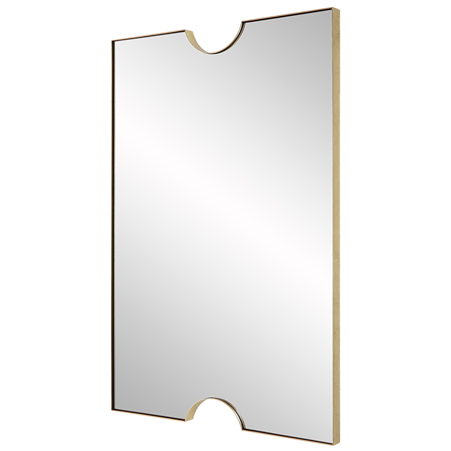 Ticket-Gold Vanity Mirror