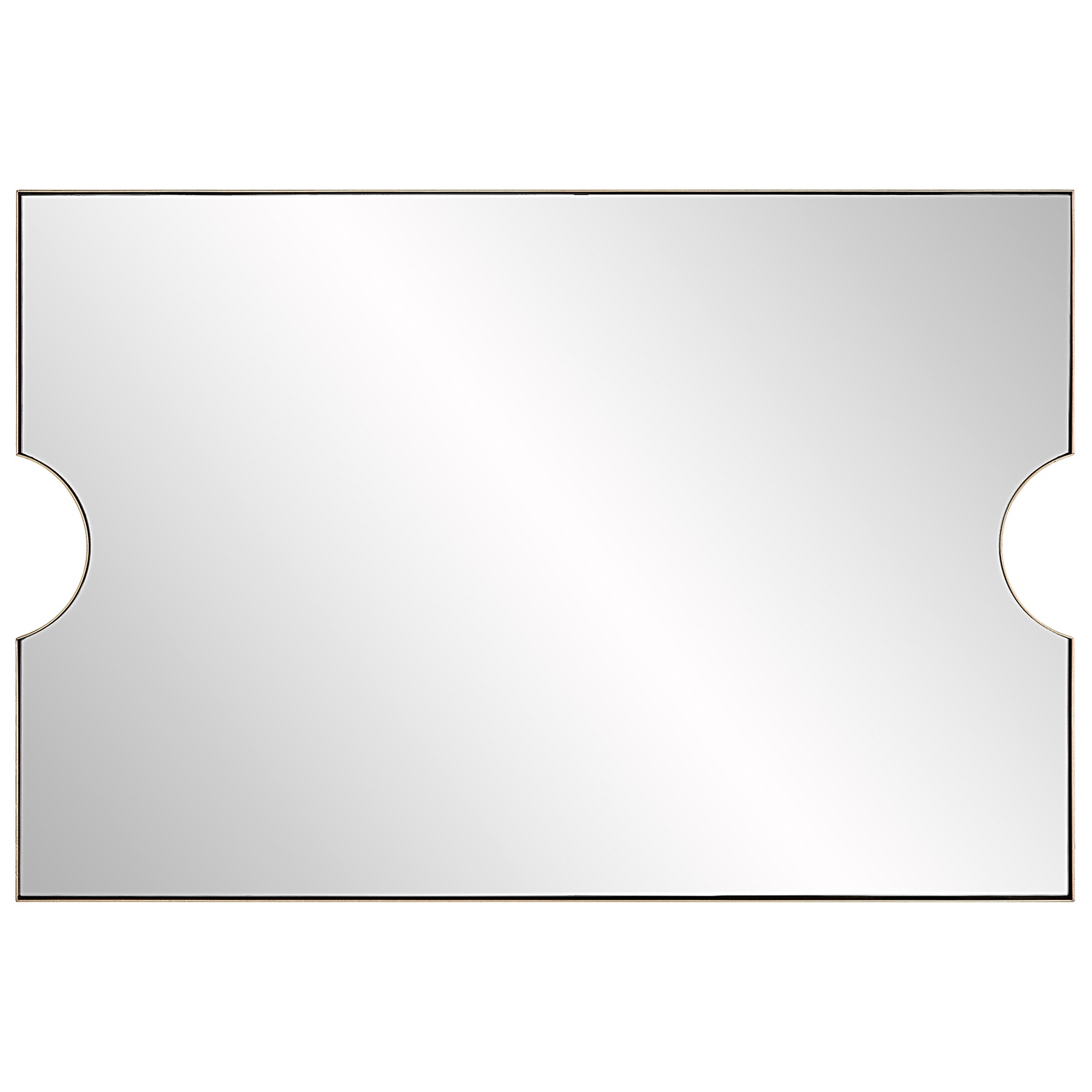 Ticket-Gold Vanity Mirror