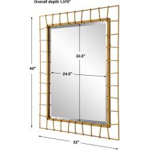 Townsend-Antiqued Gold Mirror