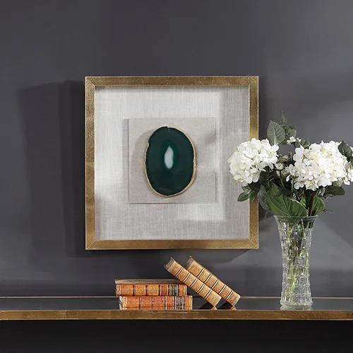 Top Off Your Homes Interior with Textiles Houston Decor Shop Uttermost Keeva Agate Stone Shadow Box