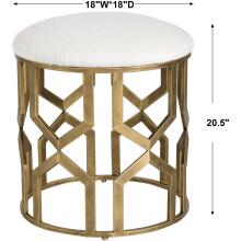 Trellis-Accent Stools