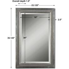 Triple Bead-Modern Rectangular Mirrors