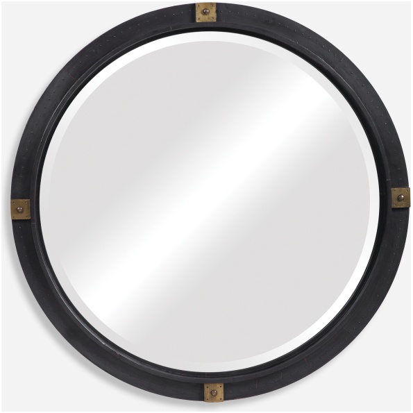 Tull-Industrial Round Mirror