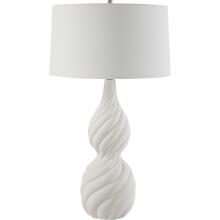 Twisted Swirl-Twisted Swirl White Table Lamp