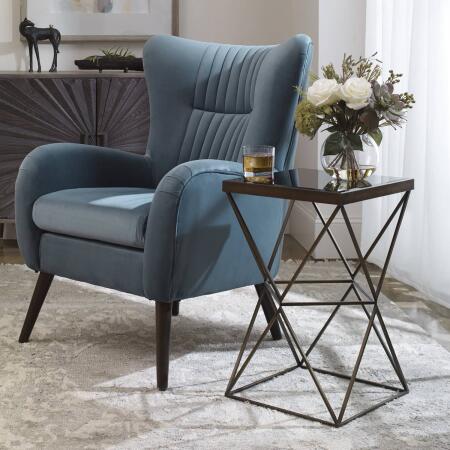 Uttermost Uberto Caged Frame Accent Table