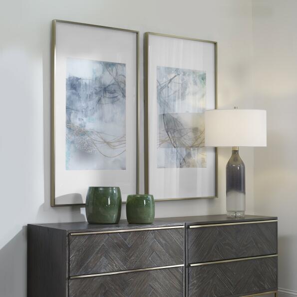Undulating Oro Abstract Prints