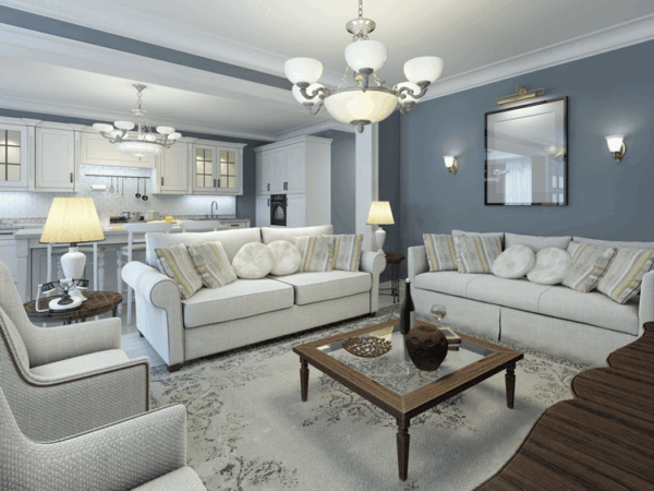 use white clor to create cozy rooms
