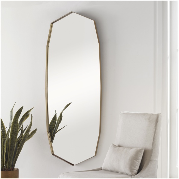 Uttermost Vault Oversized Angular Mirror