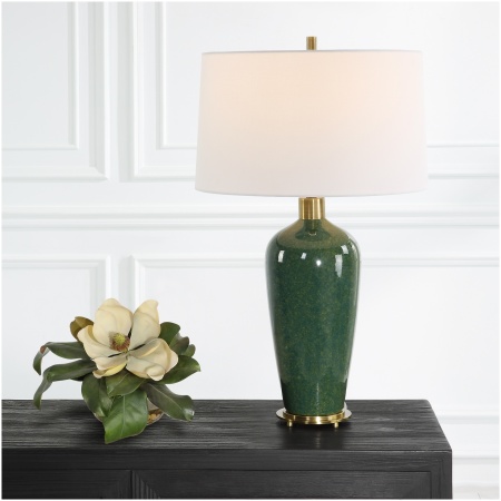 Uttermost Verdell Green Table Lamp