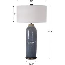 Vicente-Slate Blue Table Lamp