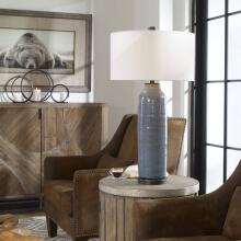 Vicente-Slate Blue Table Lamp