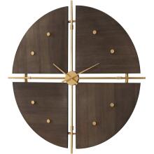 Walnut Elegance-Wall Clock