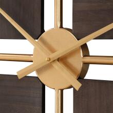 Walnut Elegance-Wall Clock